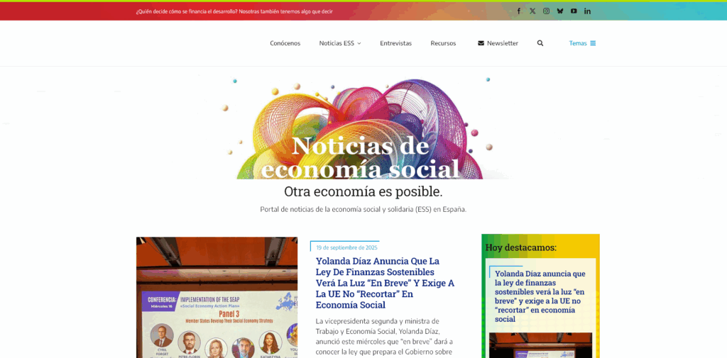 Nace Noticias ESS: el portal que demuestra que “otra economía es posible”