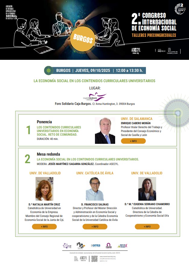 Salamanca acogerá el II Congreso Internacional de Economía Social